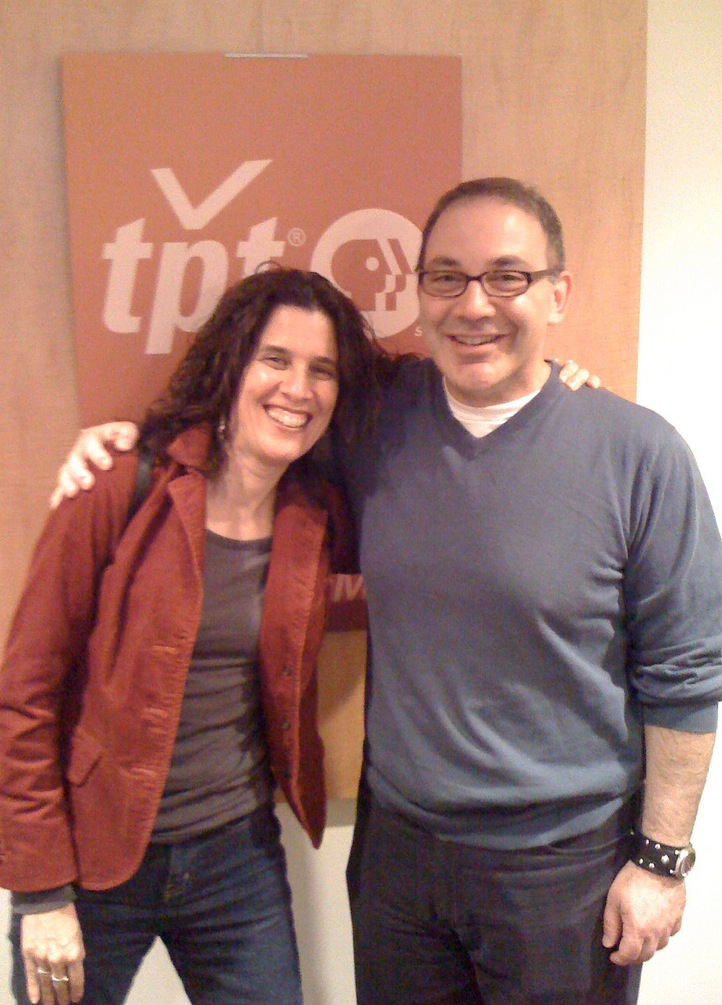'Darkly' video producer Emily Goldberg with Mike at a TPT screening in Saint Paul